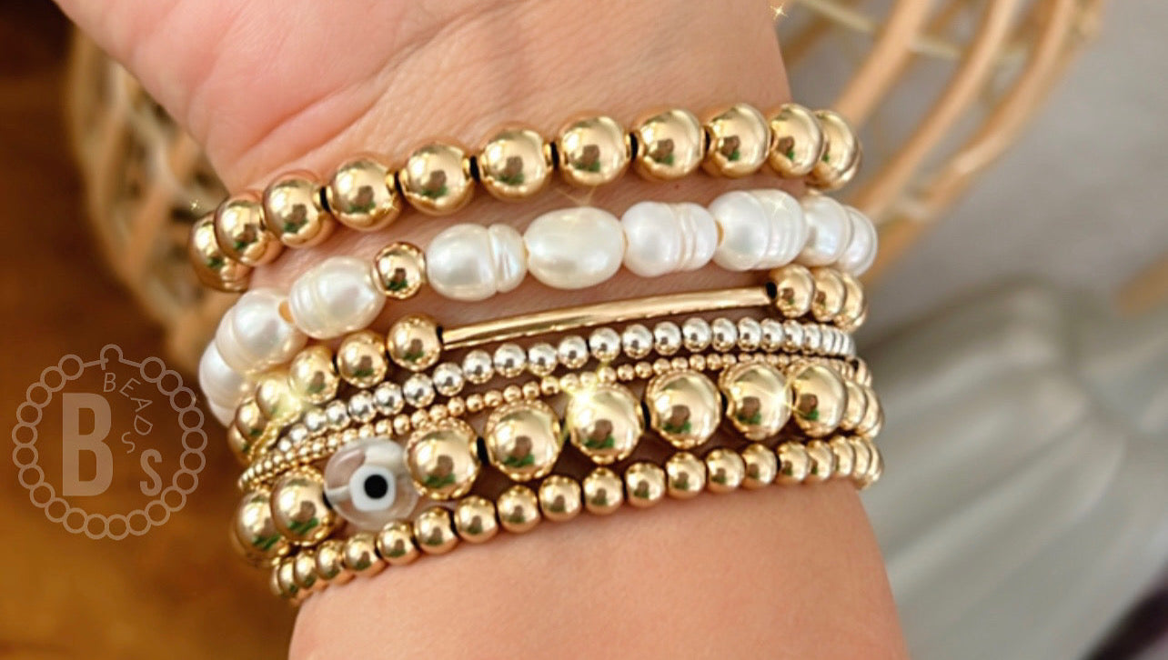 7mm Beaded Bracelet (“The Fancy One”)