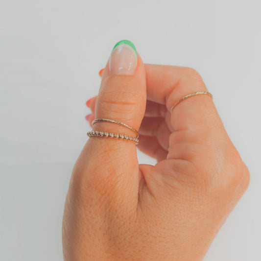 Teeny Beaded Ring