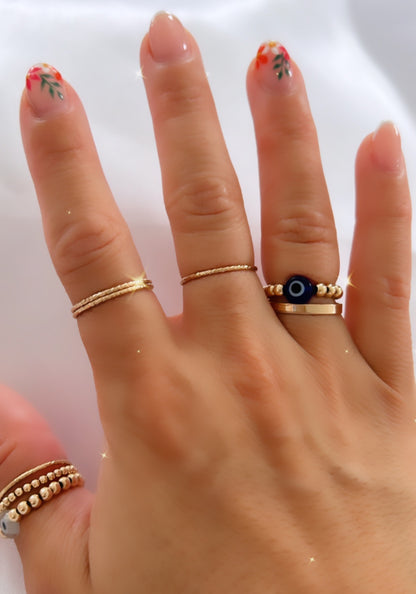 Poppy Stackable Gold Filled Ring