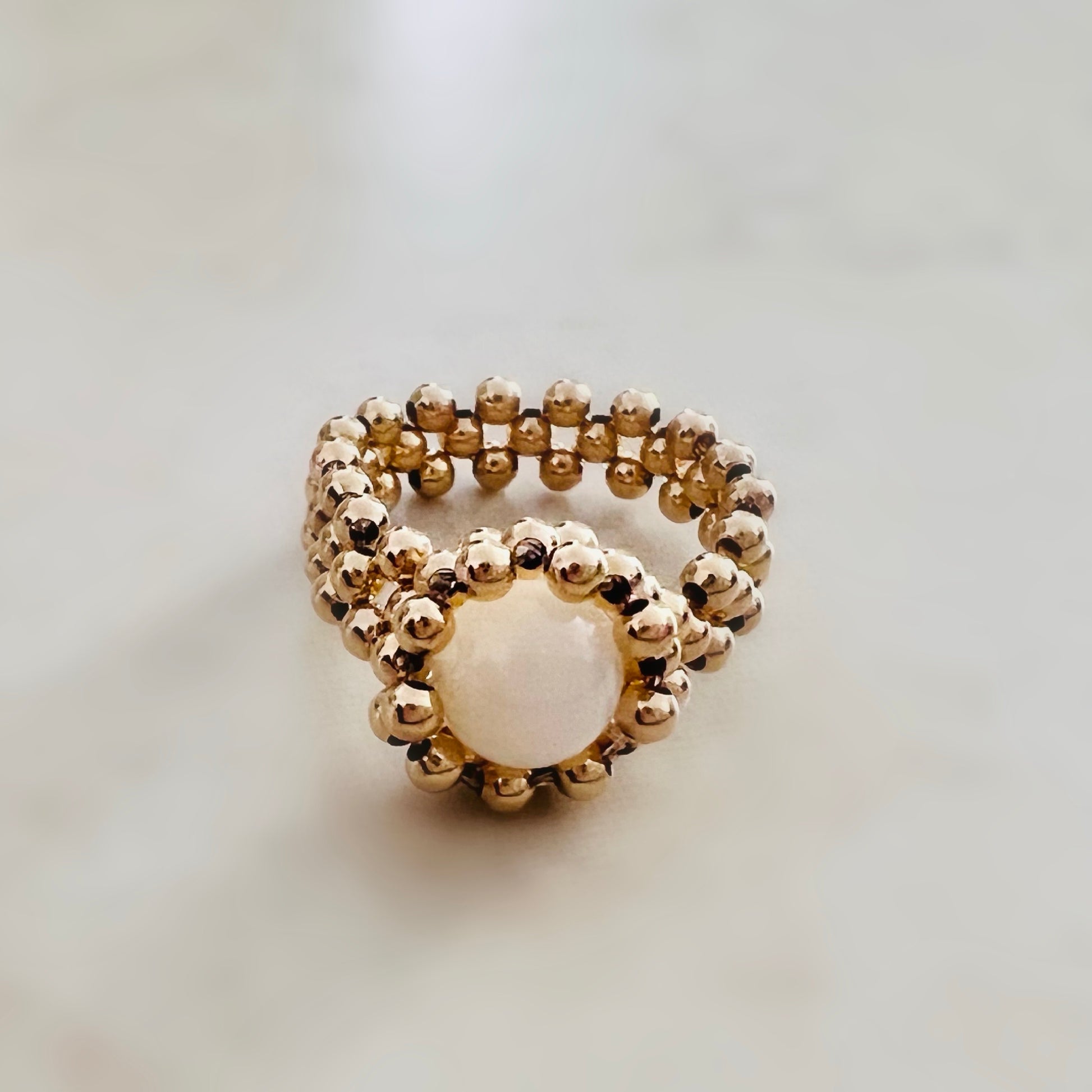 Bea Mother of Pearl Ring - Camie&Me