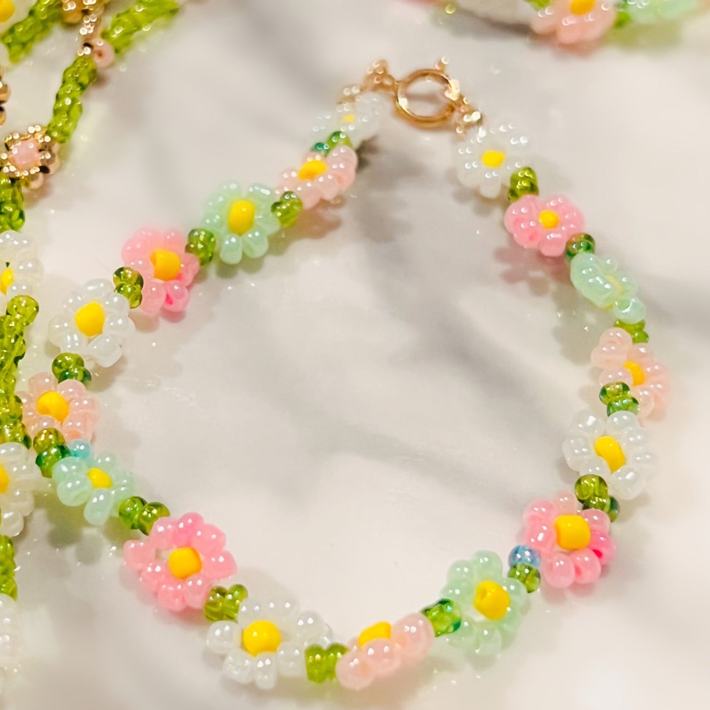 Colorful Daisy Bracelet